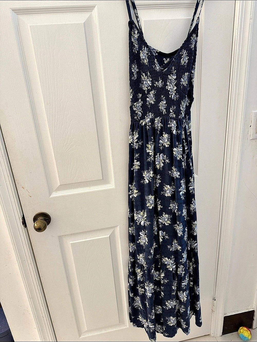LoveSick by Torrid Floral Maxi Dress in Blue & White Size 0X NWT